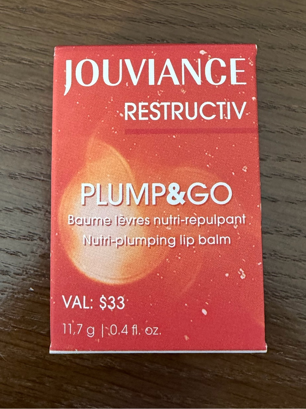 Jouviance Restructiv Plump&Go Nutri-Plumping Lip Balm - BNIB